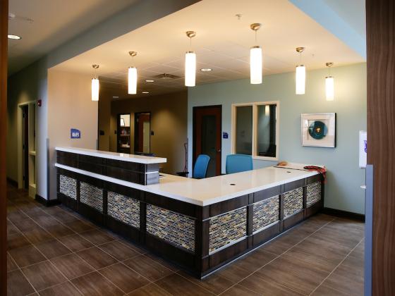 Front desk in Woodland Glen V