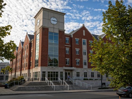 Exterior of Chellgren Hall