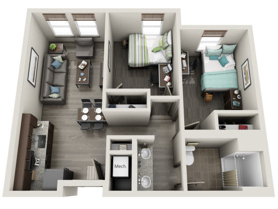 2 Bedroom Deluxe Suite