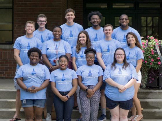 Senior resident advisor group photo