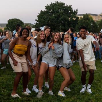 First-year students enjoying K Week